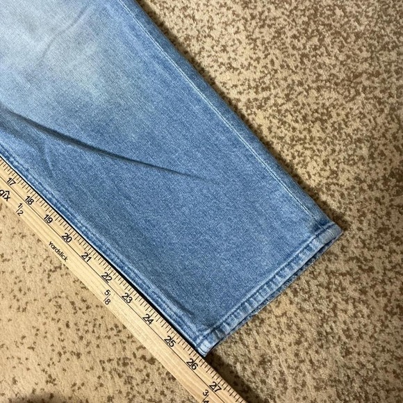 MOTHER The Pleated Popular Peg Jeans Intoxicated Light Wash 1746-259 Size 26 - Picture 5 of 8